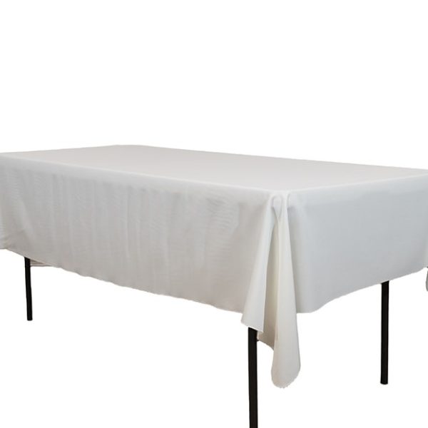 Ivory Linen Trestle Tablecloth